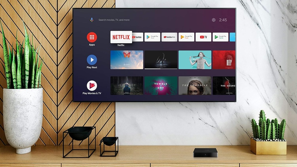 Nokia Streaming Box 8000, Android TV (Chromecast, HDMI, Netflix, Prime Video, Disney+)