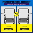 GTPLAYER Support Volant pour G923 G29 G920 T300RST500RS Volant Gaming Retour de Force 