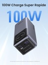 UGREEN Nexode Batterie Externe 12000mAh 100W PowerBank Charge Rapide de 2 Ports PD