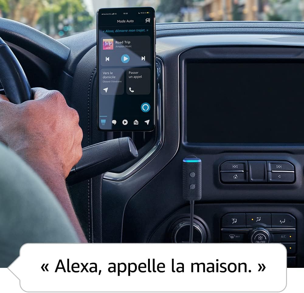 Echo Auto (2e génération)  Ajoutez Alexa à votre voiture