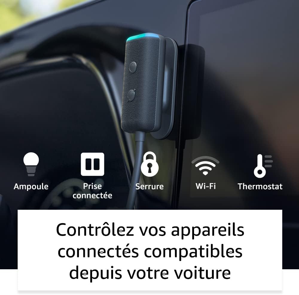 Echo Auto (2e génération)  Ajoutez Alexa à votre voiture