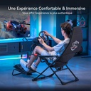 GTPLAYER Simulateur de conduite,  pliable pour adultes et enfants, compatible avec toutes les marques de volant et pédaliers
