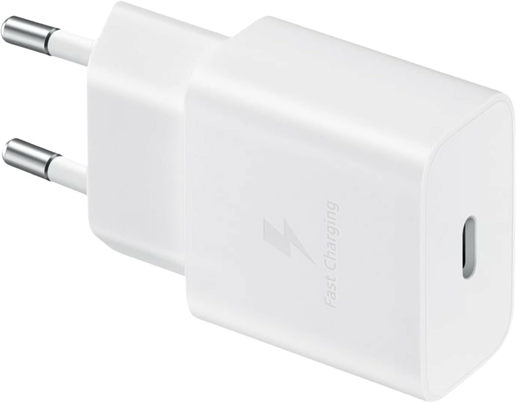 Chargeur Secteur USB C 15W + câble USB C - 15W - SAMSUNG - Blanc