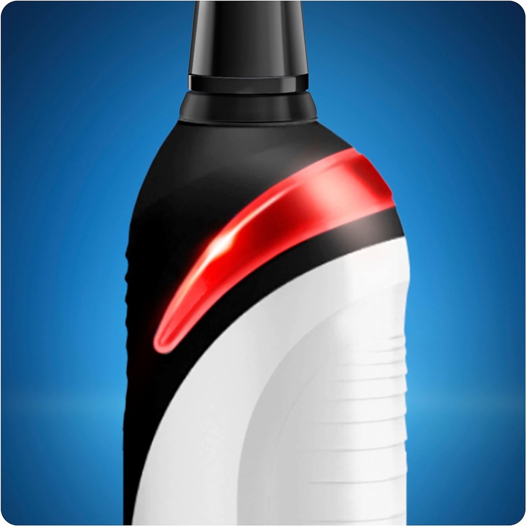 Oral-B Brosse à dents électrique rechargeable  4 4500 CrossAction,3 modes de brossage, 2 têtes, étui de voyage Premium + Dentifrice Oral-B(Adulte)