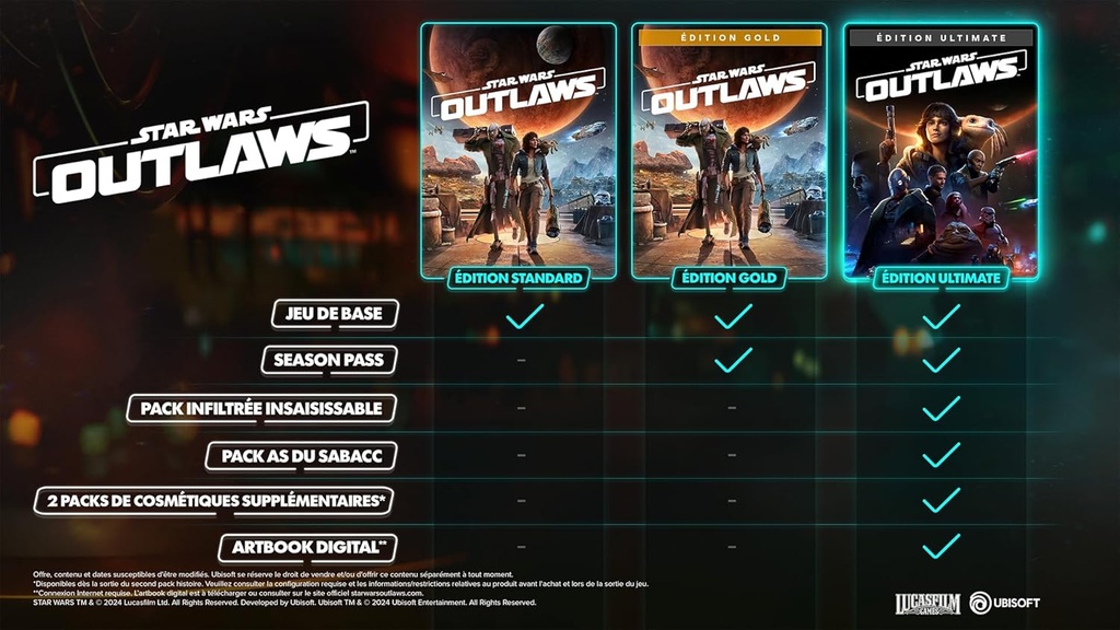 STAR WARS OUTLAWS PS5