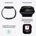 Apple Watch Series 10 GPS + Cellular 46 mm, Boucle Sport 