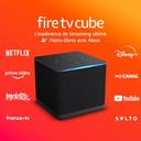 Amazon Fire TV Cube | Lecteur multimédia en streaming | Mains-libres avec Alexa | Wi-Fi 6E | 4K Ultra HD