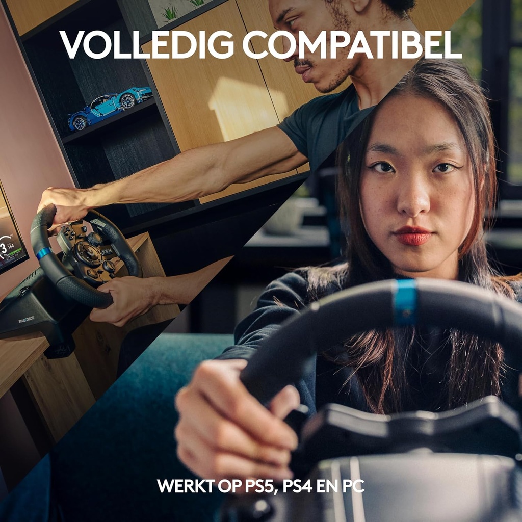 Logitech G G923 Volant de Course et Pédales 