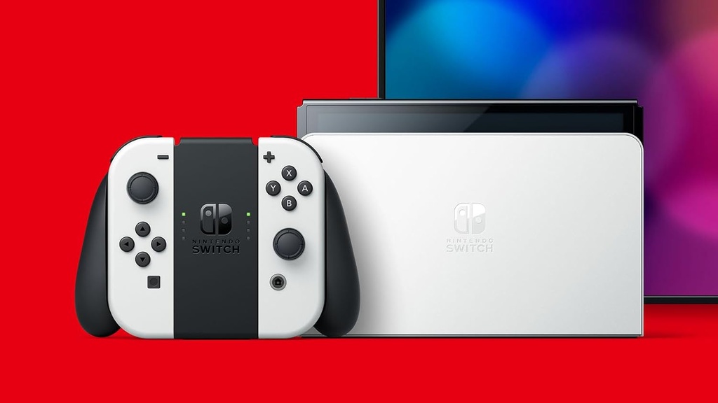 Nintendo Switch – Modèle OLED (blanc) + Super Mario Bros. Wonder + abonnement individuel de 12 mois  au service Nintendo Switch Online