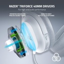  Razer Barracuda X Casque multiplateforme sans fil pour les jeux et les appareils mobiles Haut-parleurs de 40 mm, autonomie 50 Heures 