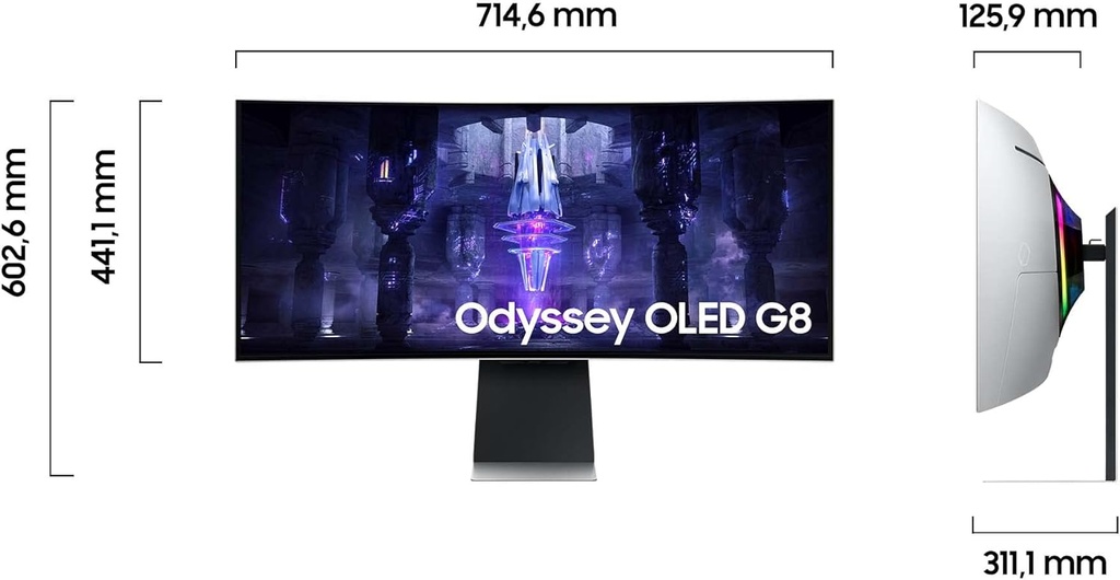 Samsung Odyssey G8 34 pouces OLED  