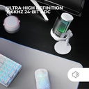 Mars Gaming MMIC-SE, Microphone de Studio ARGB Professionnel, ADC Ultra Haute Définition 196kHz 24-bit,Support Anti -Choc+ Filtre Métallique Pop Mesh