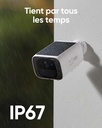 eufy Security SoloCam S220,Camera Surveillance WiFi, résolution 2K