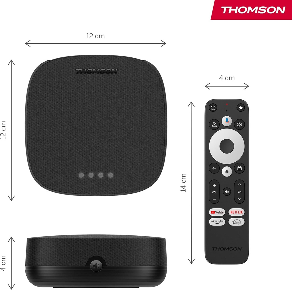 Thomson Streaming Box Plus 270, Android TV 4K