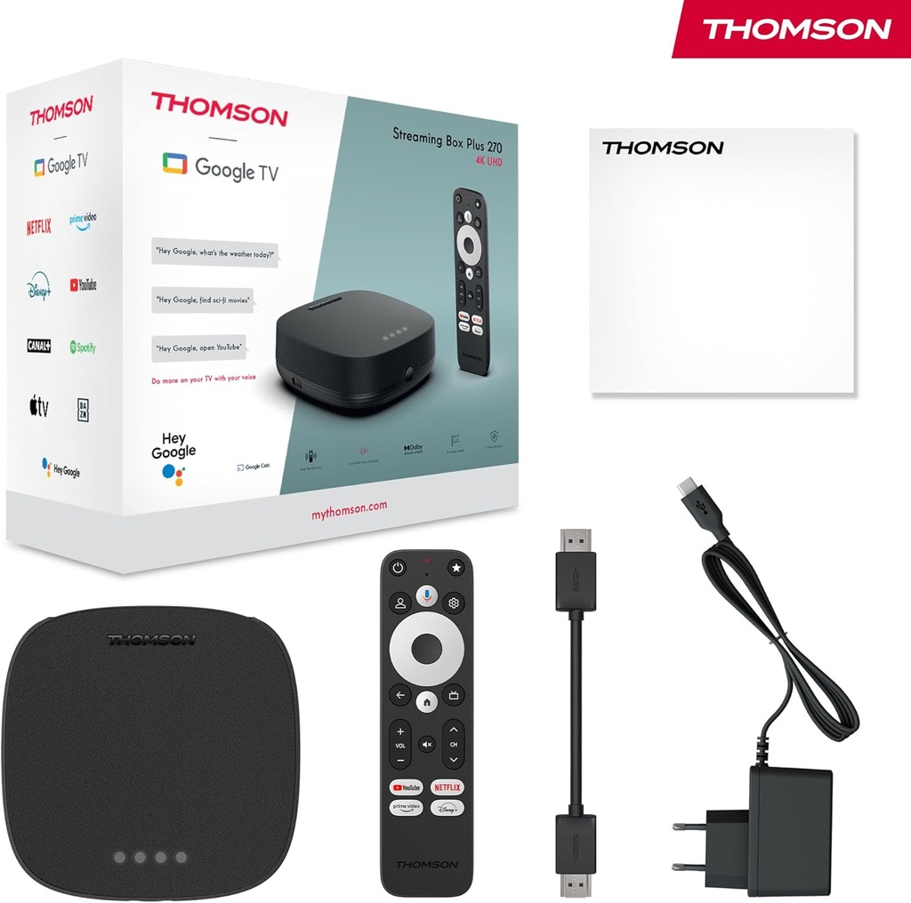 Thomson Streaming Box Plus 270, Android TV 4K