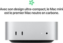 Apple Mac Mini M4  CPU 10 cœurs 256GB SSD 16GB RAM 