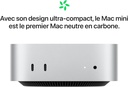 Apple Mac Mini 512 Go SSD 24 Go RAM Puce M4 CPU 10 Coeurs GPU 10 Coeurs
