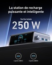 Chargeur USB C 250W Anker Prime, Station de Recharge Ultra-Rapide 6 Ports GaN