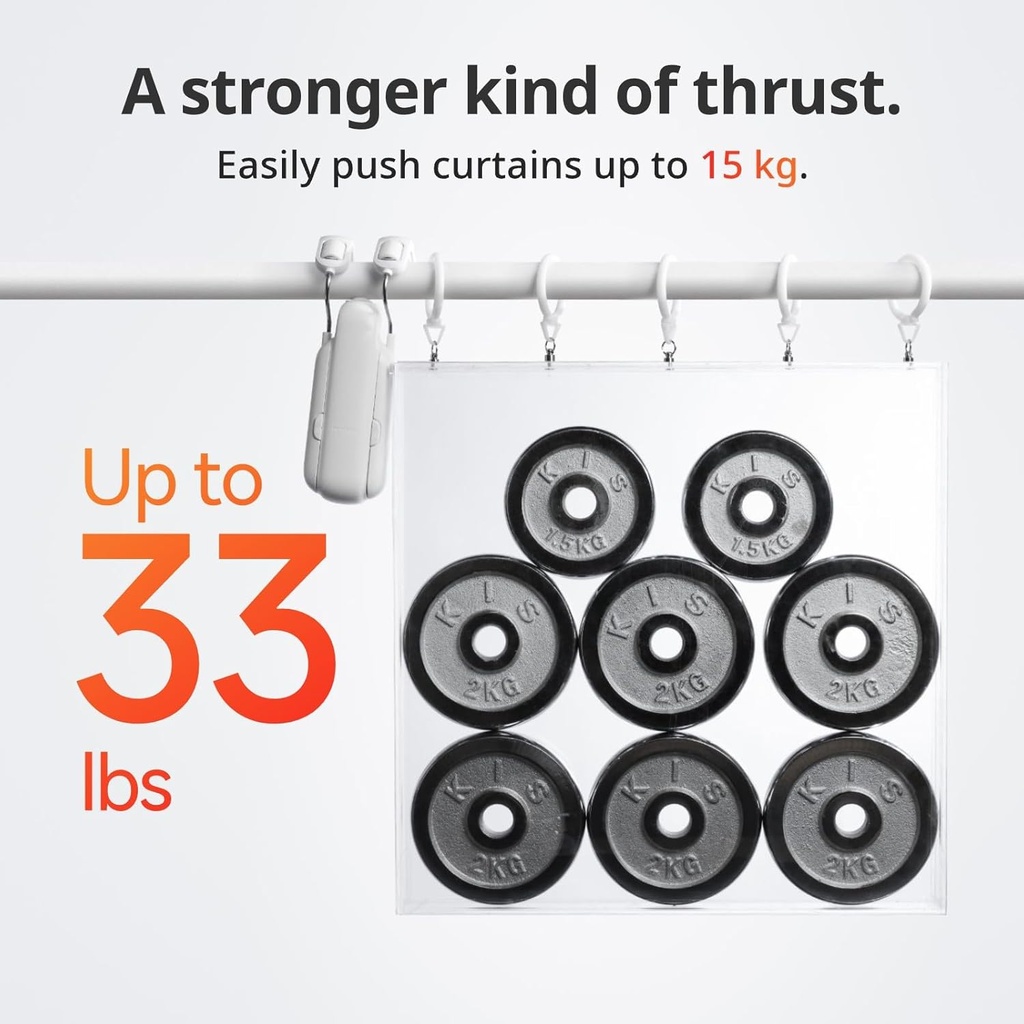 SwitchBot moteur électrique  de Rideau Intelligent - Télécommande Bluetooth (Curtain 3,Rod)