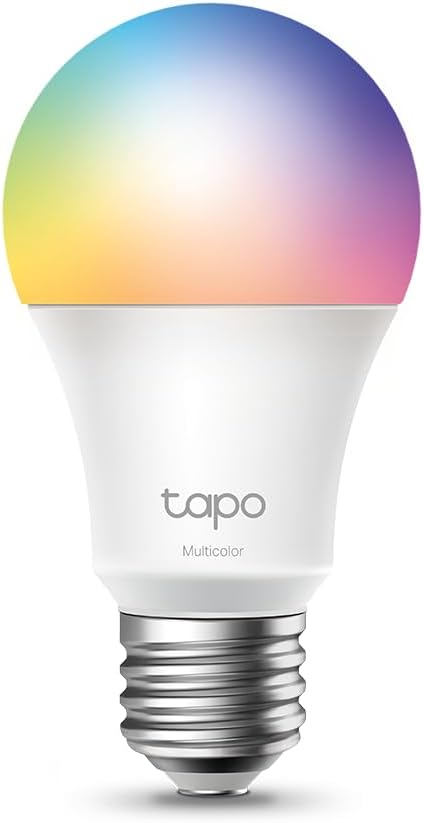 Tapo Ampoule Connectée WiFi, Ampoule LED E27  8.7 W 806Lm Compatible avec Alexa et Google Home