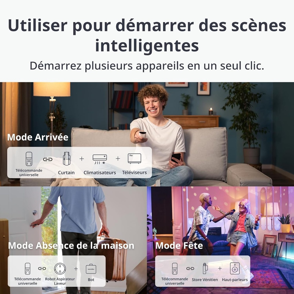 Télécommande universelle SwitchBot avec application personnalisable