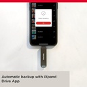 Clé USB SanDisk 128Go iXpand pour iPhone et iPad.