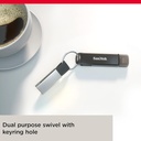 Clé USB SanDisk 128Go iXpand pour iPhone et iPad.