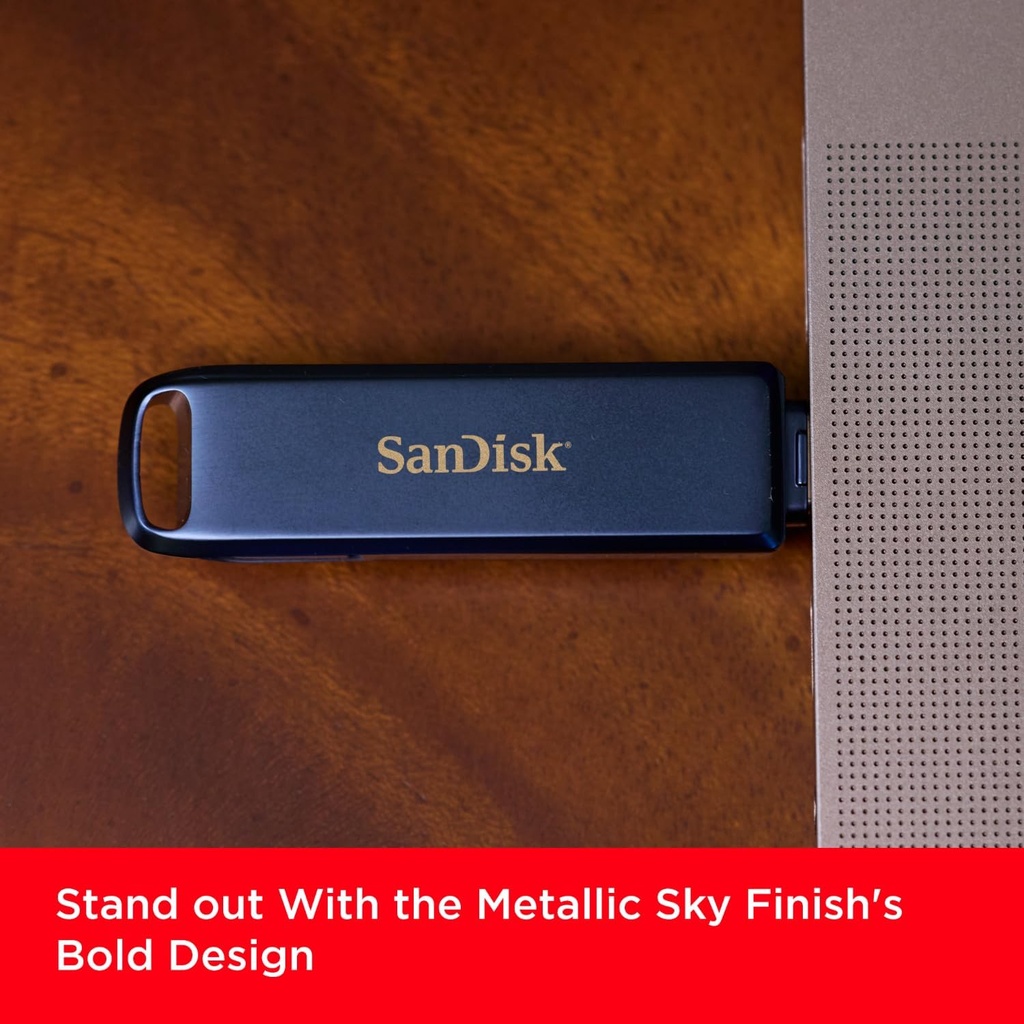 SanDisk 256Go Phone Drive, Clé USB,  (2-en-1)  Lightning et USB Type-C 