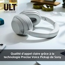 Sony ULT WEAR- Casque sans fil Bluetooth avec  réduction de bruit, qualité d'appel claire, jusqu'à 30 heures d'autonomie