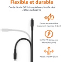 Amazon Basics Câble de chargement USB-A vers Lightning(3m)