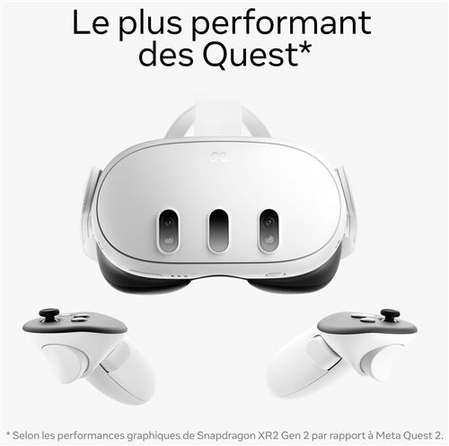 Meta Quest 3 512 Go, Le plus puissant des Quest -Batman: Arkham Shadow et 3 mois d’essai de Meta Quest+ inclus