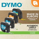DYMO LetraTag Étiquettes en Plastique Authentique