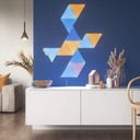 Nanoleaf Shapes Triangle Kit de Démarrage,Modulaires RGBW Wi-Fi, Compatible Alexa
