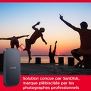 SanDisk Disque Portable SSD externe -  USB 3.2 Gén. 2, jusqu'à 520 Mo/s