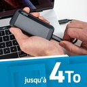 Crucial X8 1To SSD Portable - Jusqu’à 1050Mo/s - PC et Mac - 