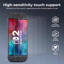 HEYSTOP Verre Trempé [Lot de 4] Film de Protection d'écran pour Nintendo Switch 2