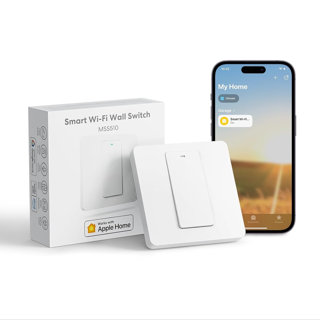 Meross Interrupteur Connecté HomeKit  un Bouton