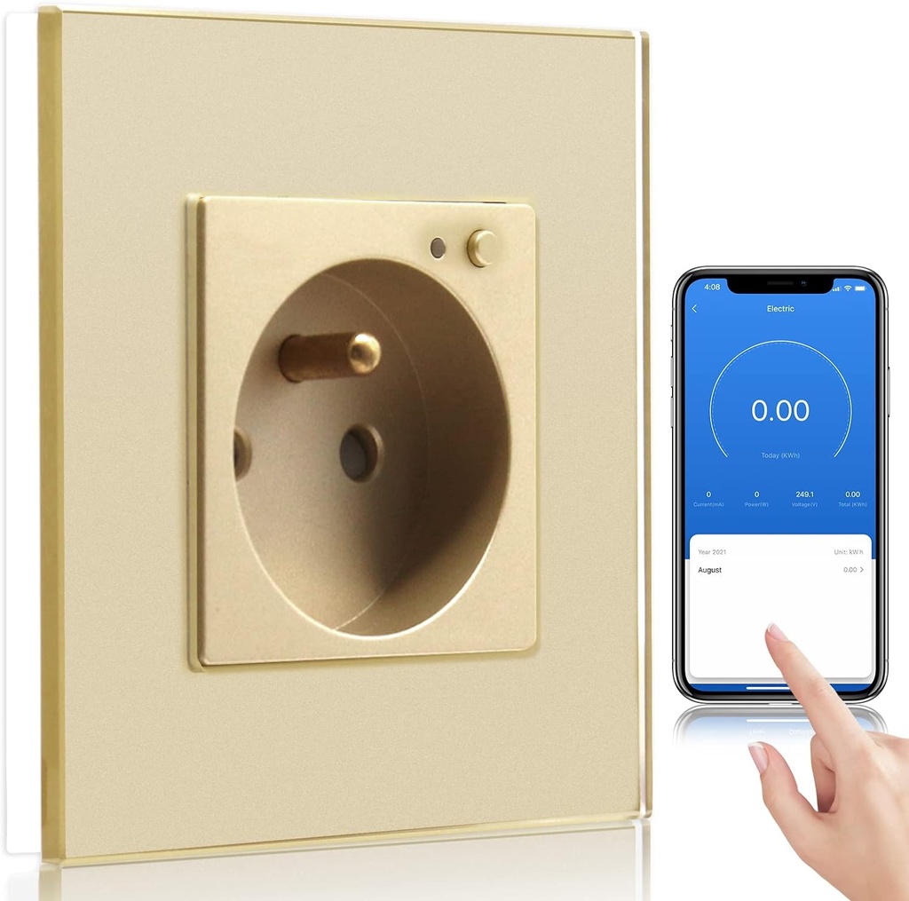 BSEED Prises Murales avec calcule de consommation 16A