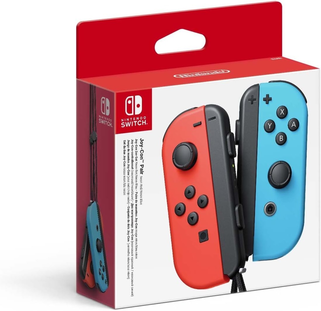 Nintendo Joy-Con, paire Rouge et Bleu pour Switch