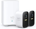 eufy security, eufyCam 2C Base, Caméra de surveillance Wi-Fi extérieure, HD 1080p, Lot de deux caméras