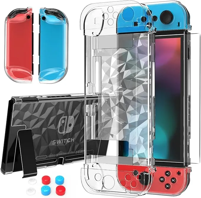 HEYSTOP Kit de protection transparent pour Nintendo Switch