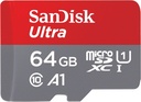 SANDISK - Carte mémoire Ultra microSDXC UHS-I Carte + Adaptateur SD, avec jusqu'à 140 Mo/s, Classe 10, U1, homologuée A1