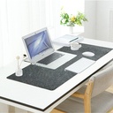 DAWNTREES Tapis de Bureau en Feutre pour Ordinateur de Bureau (Mat D)