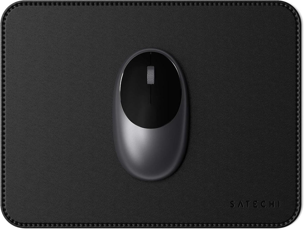Satechi Tapis De Souris Eco-Leather   (Noir)