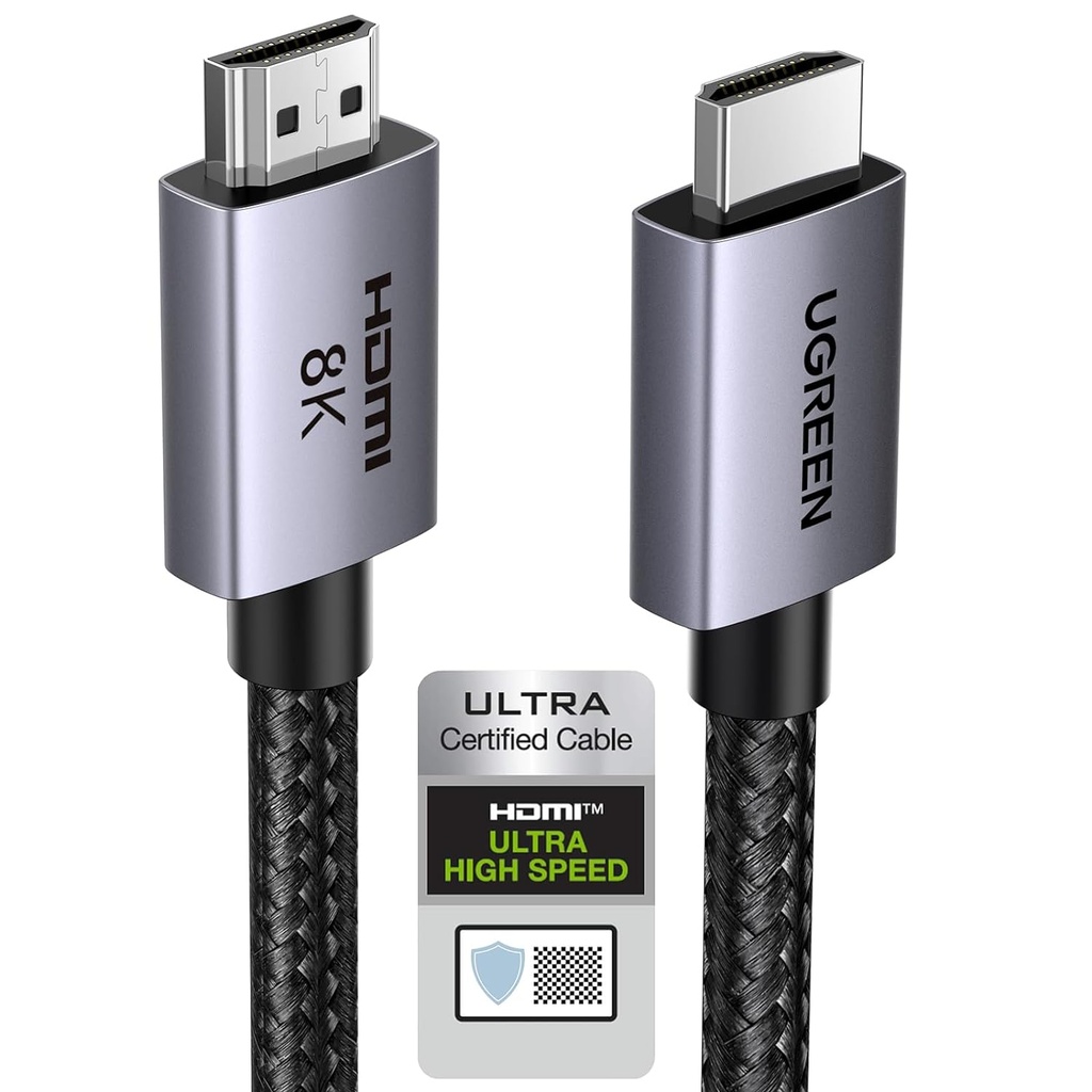 UGREEN 80403, câble HDMI 2.1 48 Gbit/s, 8K 60 Hz, 2 m