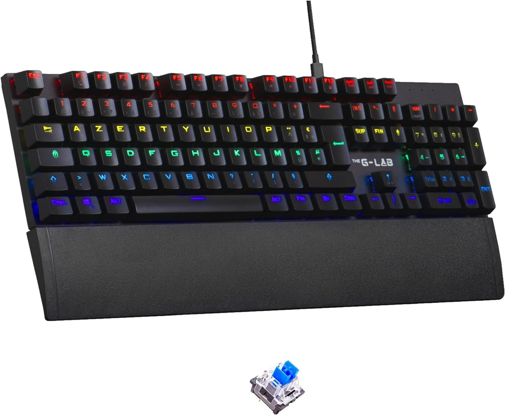 The G-Lab Keyz Carbon Ex - Clavier Mécanique Gaming