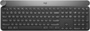 Logitech Craft Clavier sans fil,Rétro-éclairage  Molette de Contrôle