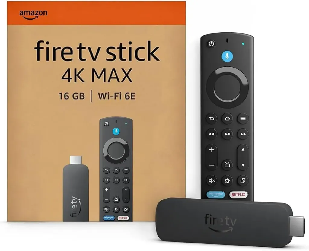 Amazon Fire TV Stick 4K Max (2e génération), Wi-Fi 6E, 16 Go