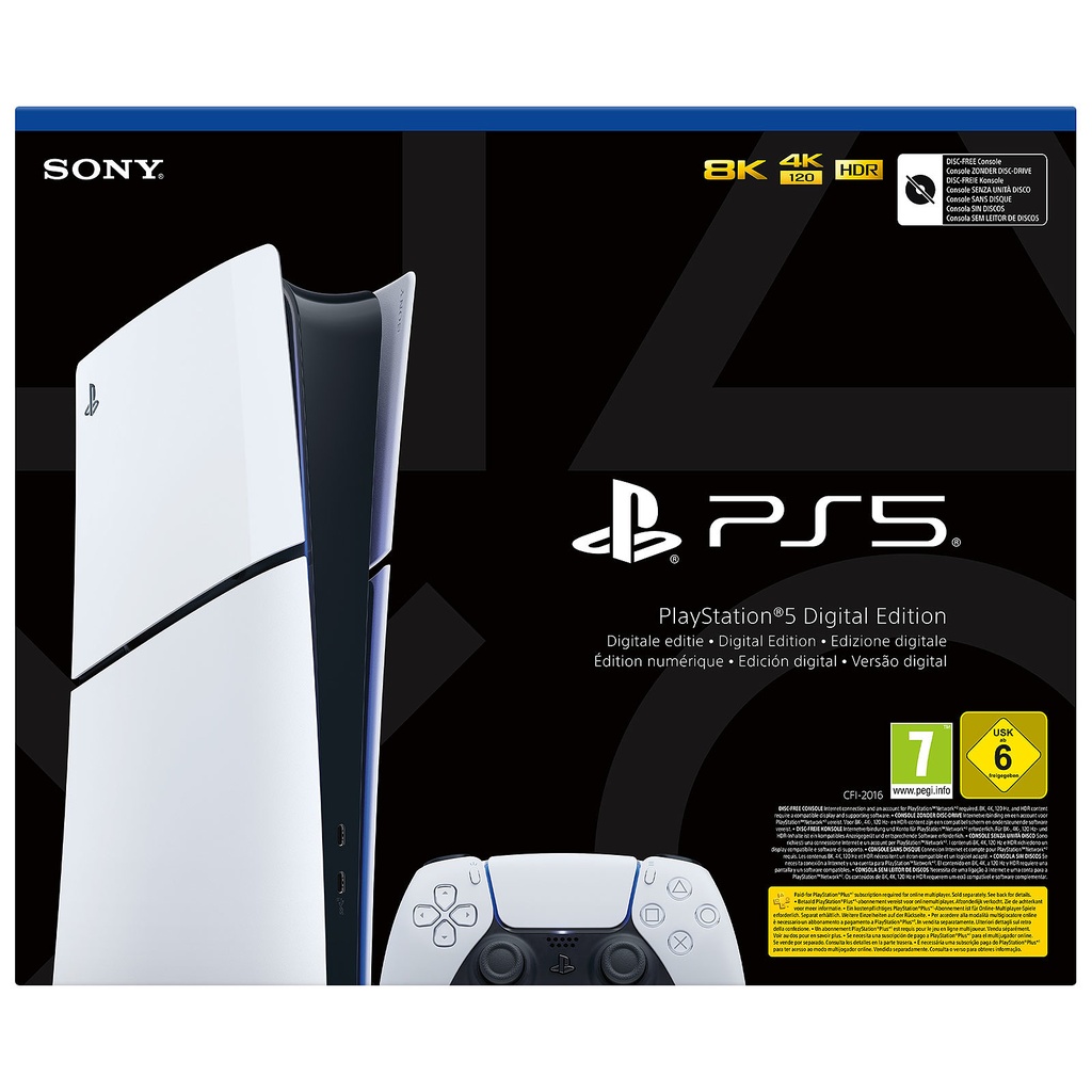 Console PlayStation 5  825Go ,PS5 Slim (Digital)