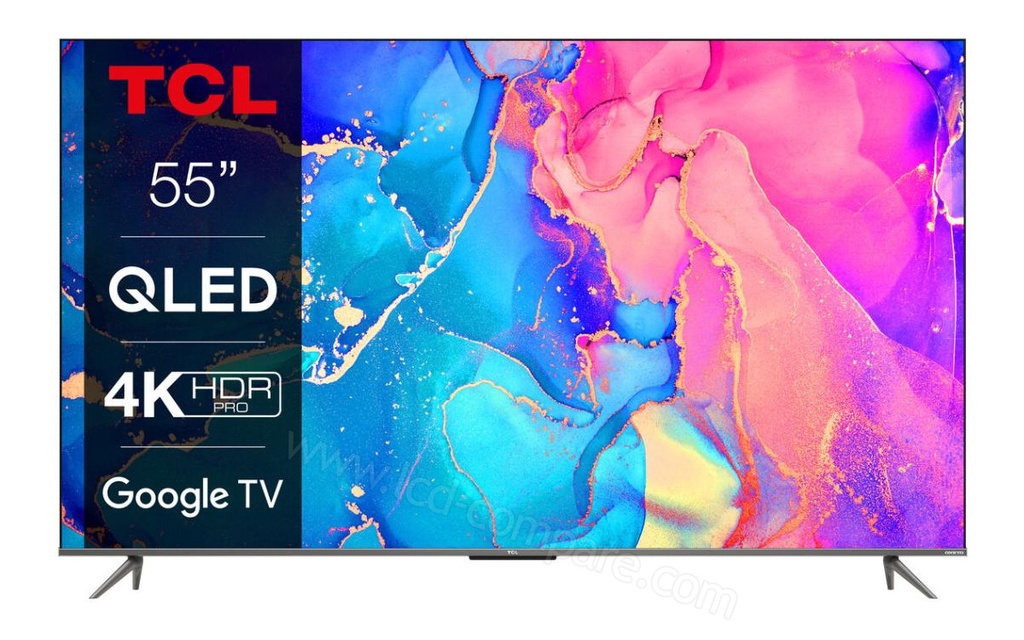 TV QLED '' TCL/4K UHD/HDMI2.1/DOLBY VISION ATMOS/ONKYO/GOOGLE DUO/MEMC 60HZ/120HZ DLG